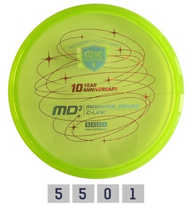 Diskgolfo diskas Midrange Driver C-LINE Green